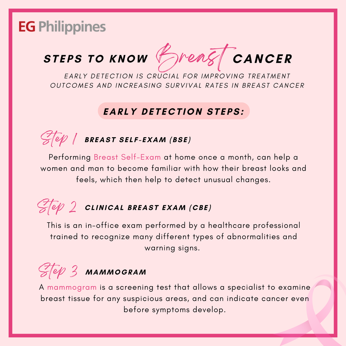 E_GuardianPH's tweet photo. October is National Breast Cancer Awareness Month, and as we celebrate and spread support to those who are bravely facing this disease, it is important to know more about this. By being equipped with the right knowledge, we can further extend our hand to those who are in need. https://t.co/ndnxQZadZh