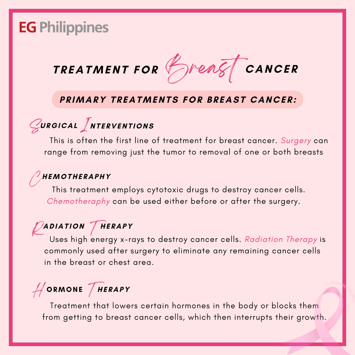 E_GuardianPH's tweet photo. October is National Breast Cancer Awareness Month, and as we celebrate and spread support to those who are bravely facing this disease, it is important to know more about this. By being equipped with the right knowledge, we can further extend our hand to those who are in need. https://t.co/ndnxQZadZh