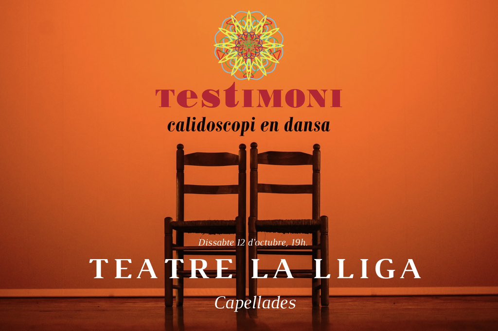 Aquest dissabte a les 19h. #Testimoni arriba al Teatre La Lliga de Capellades! 

Si ens hi voleu acompanyar podeu comprar les entrades al següent enllaç⤵️
societatlalliga.com/entrada/testim…

#esbart #estecla #tarragona #aesbarts #bcn #barcelona #capellades