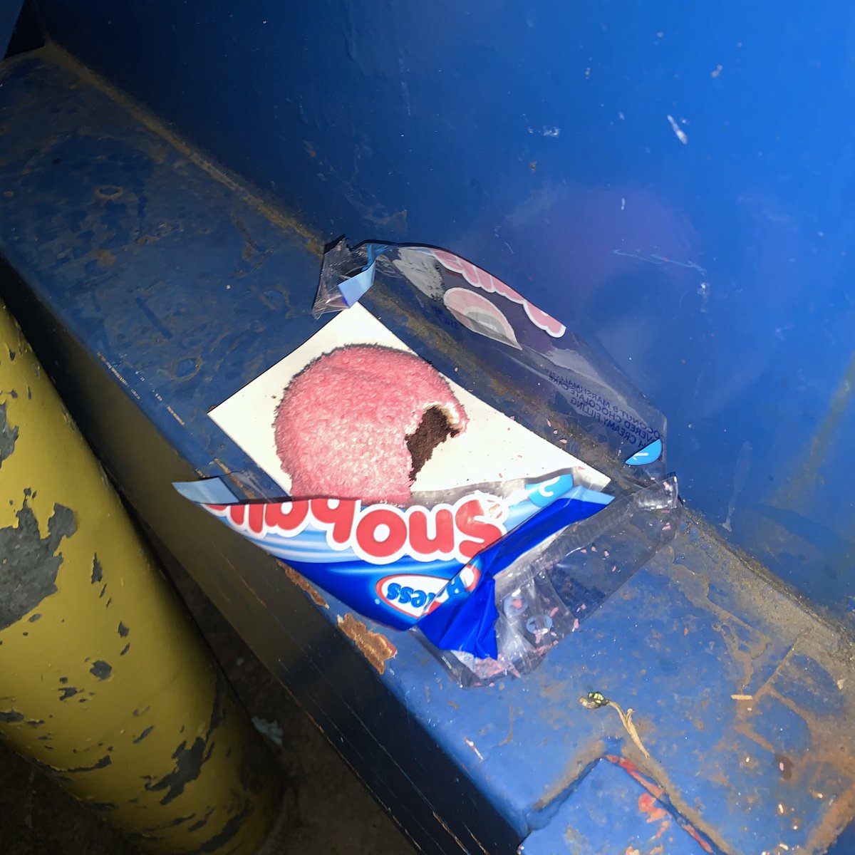 carlneedsajob's tweet photo. i took these 1 week apart . natural grocers dumpster don’t ask https://t.co/jLHyaOAU0w