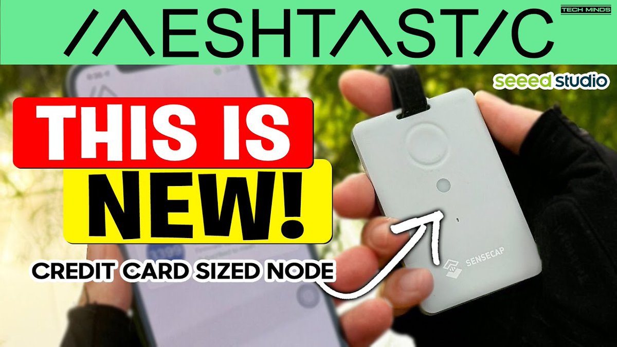 seeedstudio's tweet image. #LPWAN 🛜 @TechMindsYT reviews two new Meshtastic-compatible devices: SenseCAP Card Tracker T1000-E &amp;amp; Wio Tracker 1110 Dev Kit. Stay connected off-grid with LoRa messaging, GPS, and modular support via the Grove ecosystem! Check out Tech Minds' full review to explore our new