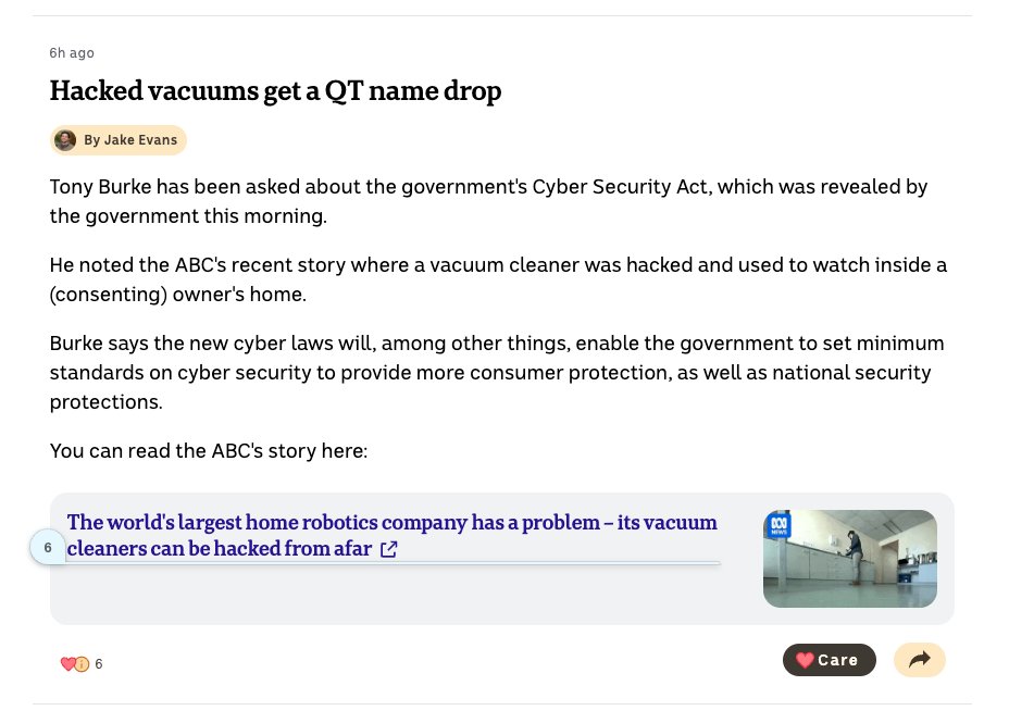 FellJulian's tweet image. It may have been a Dorothy Dixer, but I'll take it.
@Tony_Burke gave my story a plug in Parliament today.