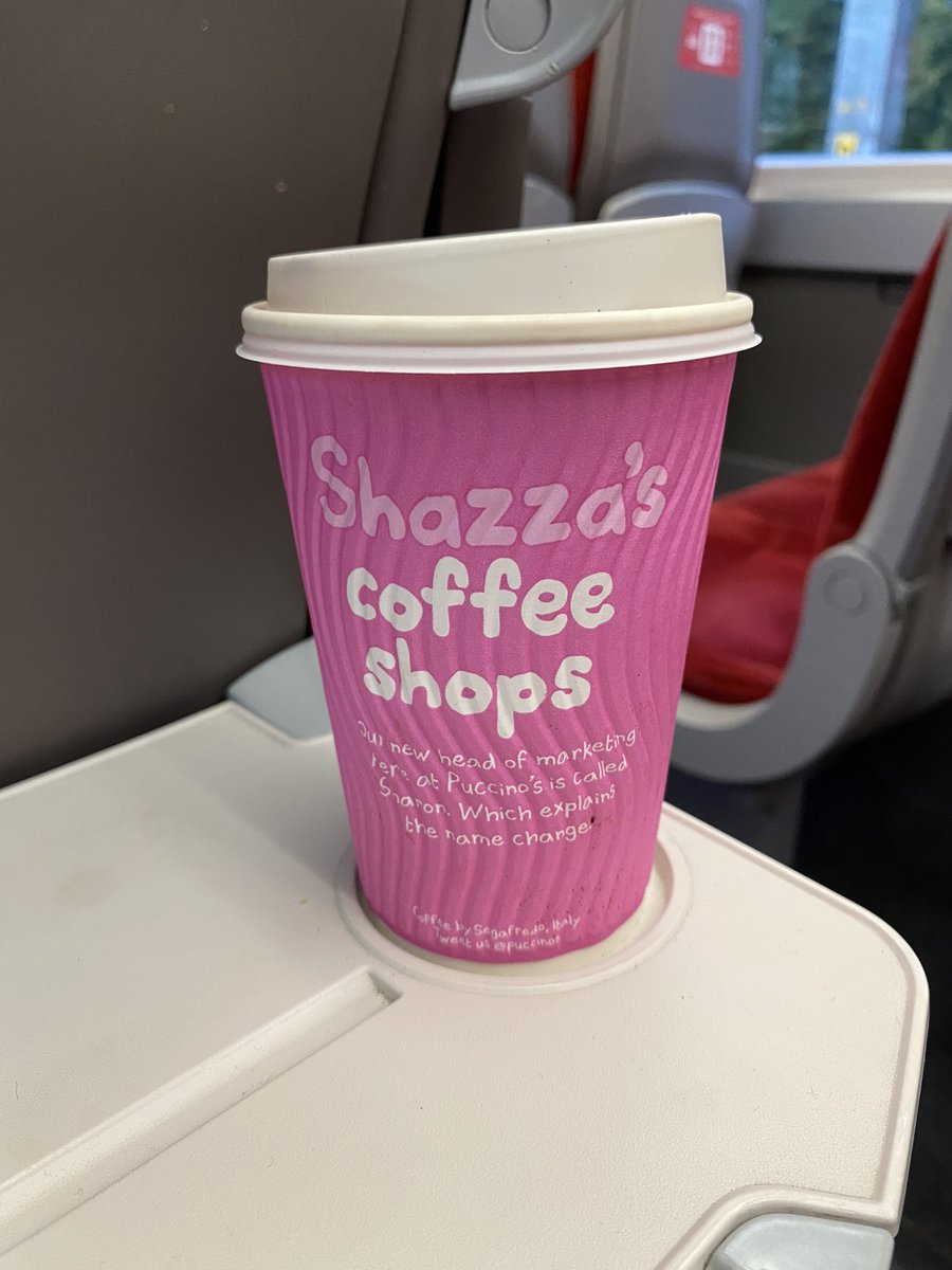 That’s one good coffee <a href="/puccinos/">Puccino's Coffee</a> #Stevenage station 
We need to talk about the North though…