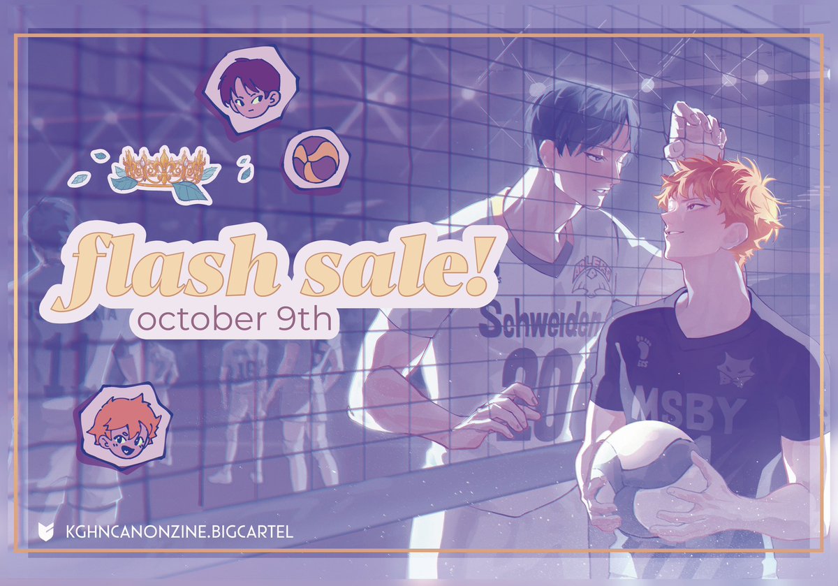 👑 𝐇𝐀𝐏𝐏𝐘 𝐇𝐈𝐍𝐀𝐊𝐀𝐆𝐄 𝐃𝐀𝐘! 🌿

Surprise! For HinaKage Day, we’re opening our shop for one last hurrah before we kick off production! Did you miss your chance to order during POs?

🔔 → kghncanonzine.bigcartel.com
