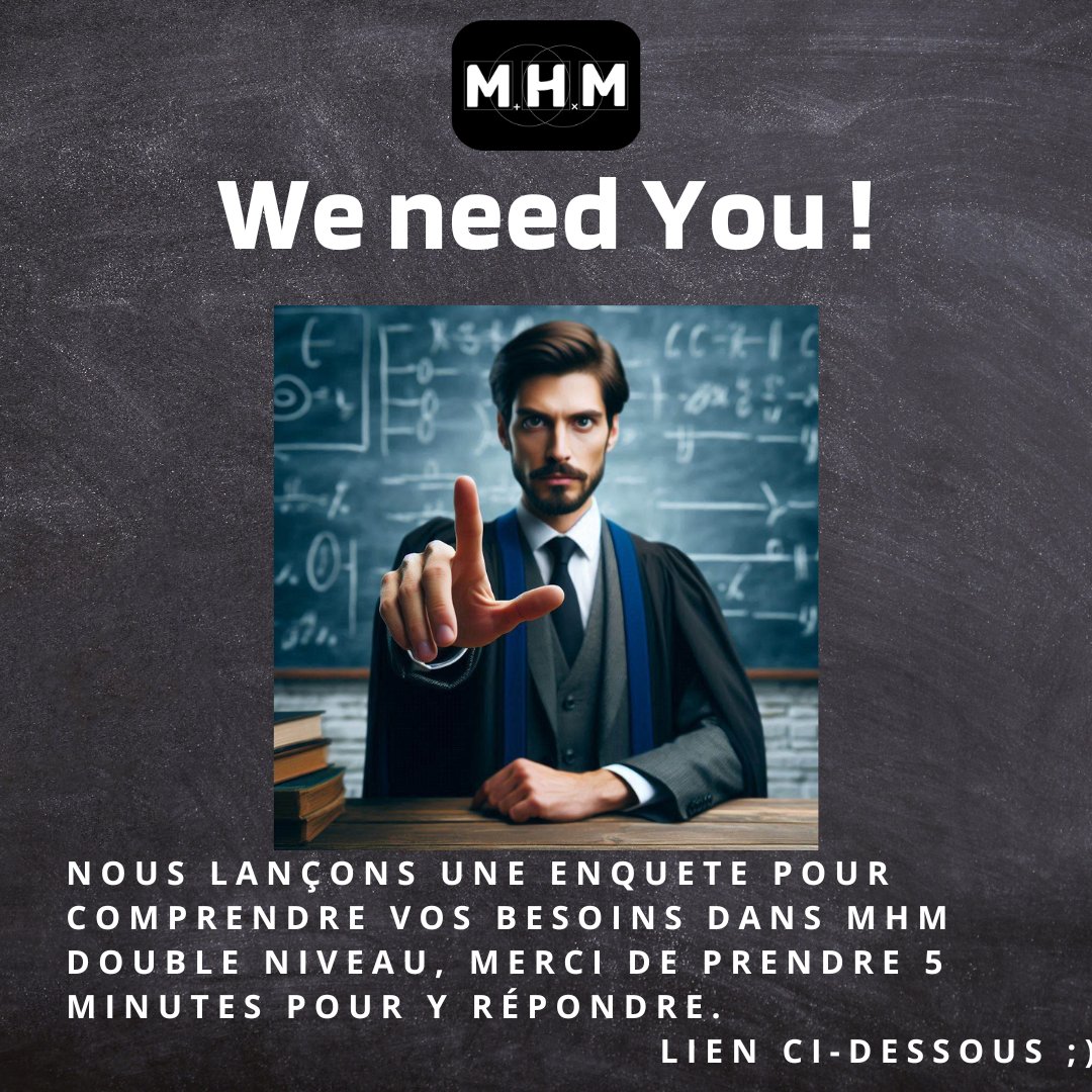 🅼🅷🅼 (@mathsmhm) on Twitter photo Avis aux utilisateurs de MHM CP/CE1- Pour préparer une édition CP/CE1 la plus adaptée à vos réalités de classe, nous avons besoin de vos avis et retours.
Nous proposons un questionnaire qui prend moins de 5 minutes :
areyounet.com/runet/client/R…
Merci de votre participation !! Avis aux utilisateurs de MHM CP/CE1- Pour préparer une édition CP/CE1 la plus adaptée à vos réalités de classe, nous avons besoin de vos avis et retours.
Nous proposons un questionnaire qui prend moins de 5 minutes :
areyounet.com/runet/client/R…
Merci de votre participation !!
