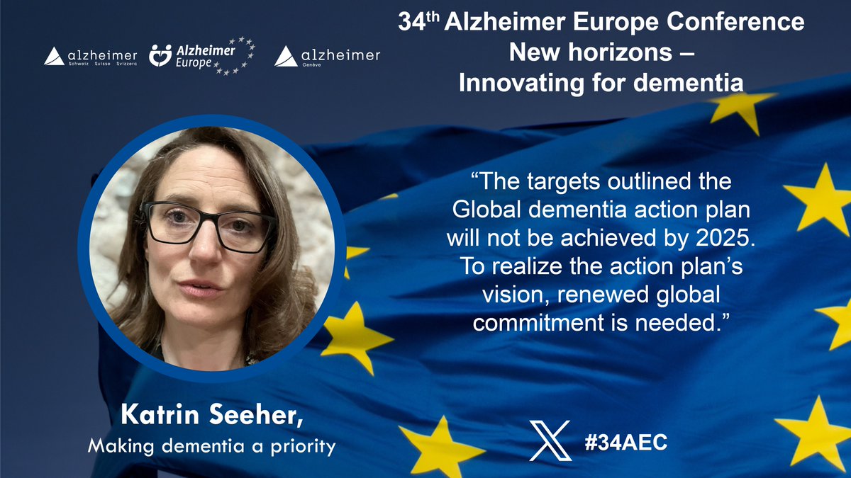 Alzheimer Europe (@alzheimereurope) on Twitter photo #34AEC Meet the speakers: Katrin Seeher <a href="/KSeeher/">Katrin Seeher</a> is speaking at the <a href="/AlzheimerEurope/">Alzheimer Europe</a> conference 'New horizons - Innovating for dementia' on 'Key achievements of the Global Action Plan on Dementia.' #34AEC Meet the speakers: Katrin Seeher <a href="/KSeeher/">Katrin Seeher</a> is speaking at the <a href="/AlzheimerEurope/">Alzheimer Europe</a> conference 'New horizons - Innovating for dementia' on 'Key achievements of the Global Action Plan on Dementia.'