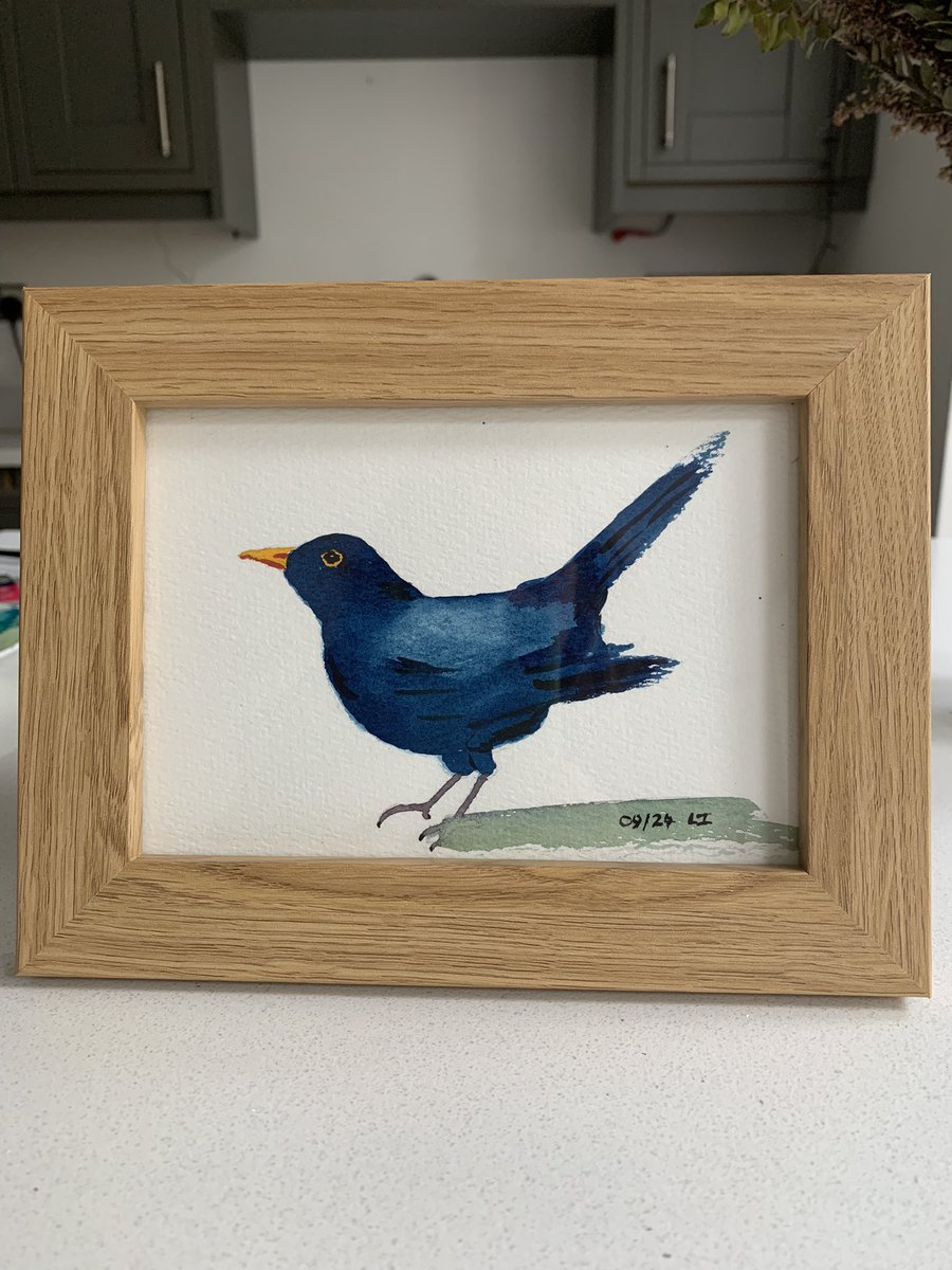maley40's tweet photo. @JamesMoir10 Not as beautiful as yours! Following tutorials from #tomsheperdart but also did not use black! https://t.co/UZCWfPJrAJ