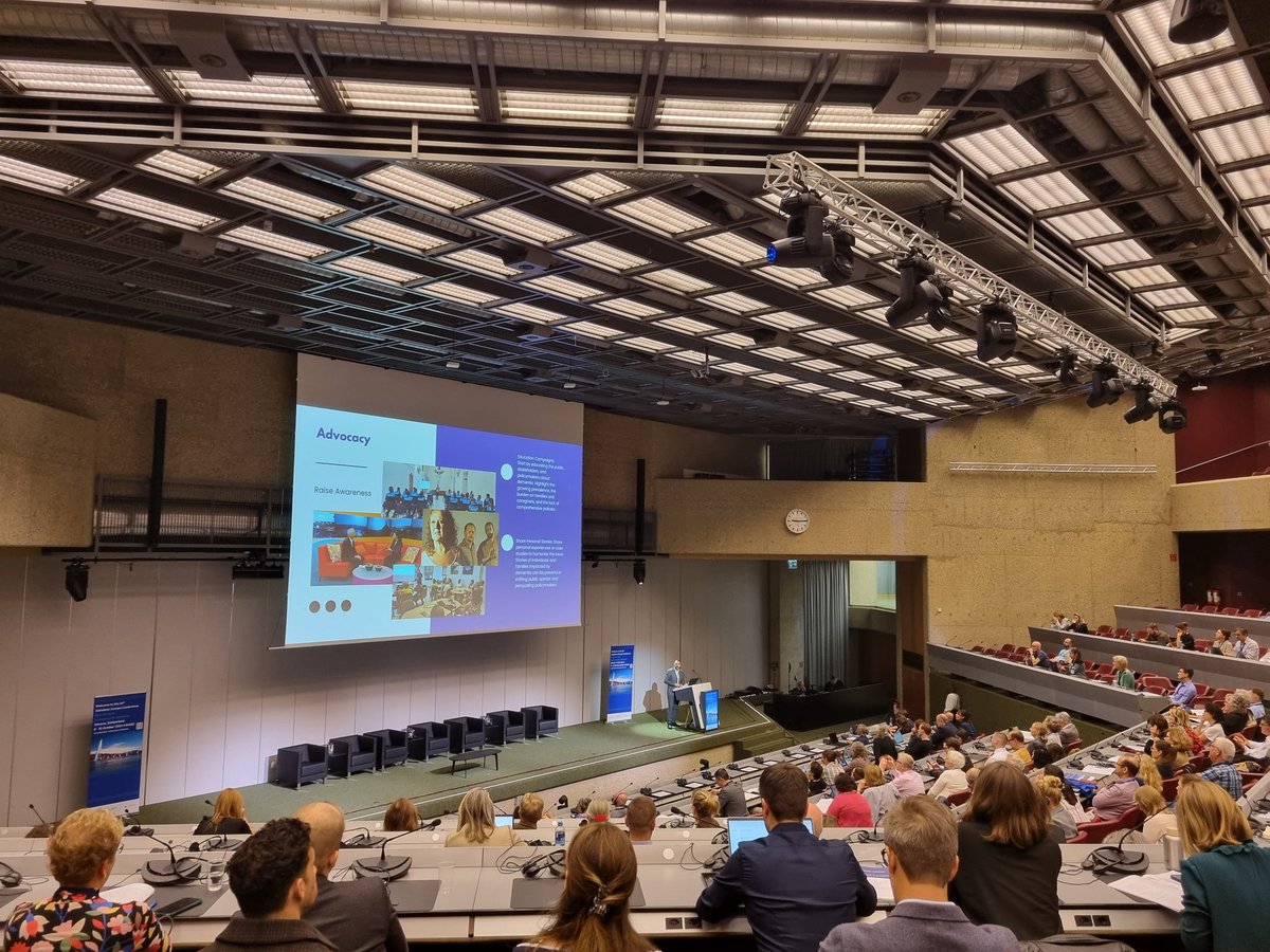 KateEllis_AE's tweet photo. Great to hear from @AlexGobey from Malta, about the country's second national #dementia strategy, during plenary 2 of #34AEC
You can read all about the strategy in the June 2024 edition of our #DementiaInEurope magazine: https://t.co/8sHk7zr9dA https://t.co/og5m99t2UU