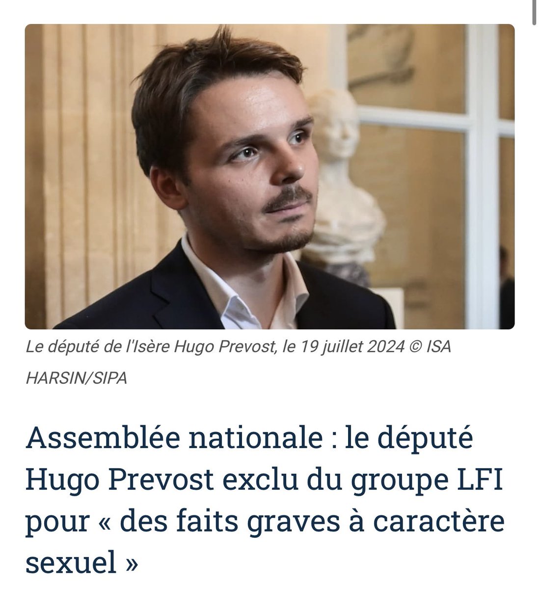 Après le triple fiché S pour violences en réunion, après le candidat pédophile sur enfants handicapés, j’ai demandé l’agresseur sexuel.

Super cru cette année la LFI.