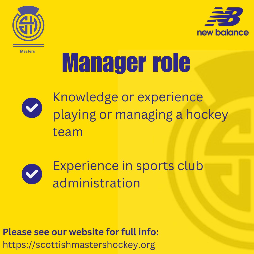 ScotlandMaster1's tweet photo. Help us drive our women's squads to success 🏑

Be part of our coaching and management team 😁

Full details on News section of our website 🌐

Email: ic.women@scottishmastershockey.org 📩 https://t.co/QraKzVL95Z