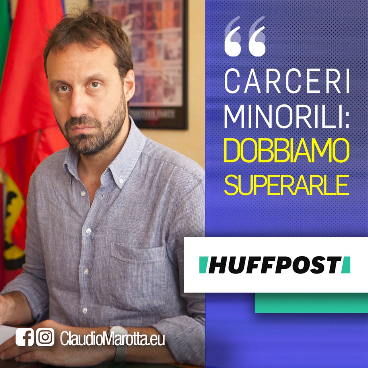 Per il superamento degli istituti penitenziari minorili. Una mia riflessione sul blog di Huffington Post. Buona lettura. 

👇👇👇

huffingtonpost.it/blog/2024/10/0…