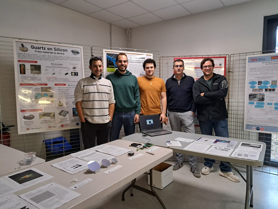 Presentation and demonstration yesterday of the team's activity to the <a href="/CNRSingenierie/">CNRS Ingénierie</a> delegation.