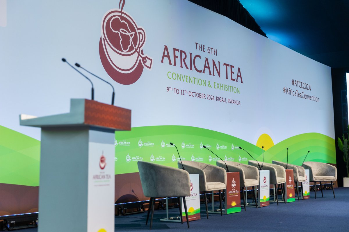 JMukundente's tweet image. It's time! The 6th African Tea Convention starts today at #KCEV! Kigali, Rwanda. 
Meet global tea stakeholders for insightful talks, exhibitions, and key networking opportunities. Together, we’re paving the way for Africa’s tea future!
#AfricaTeaConvention #ATCE2024