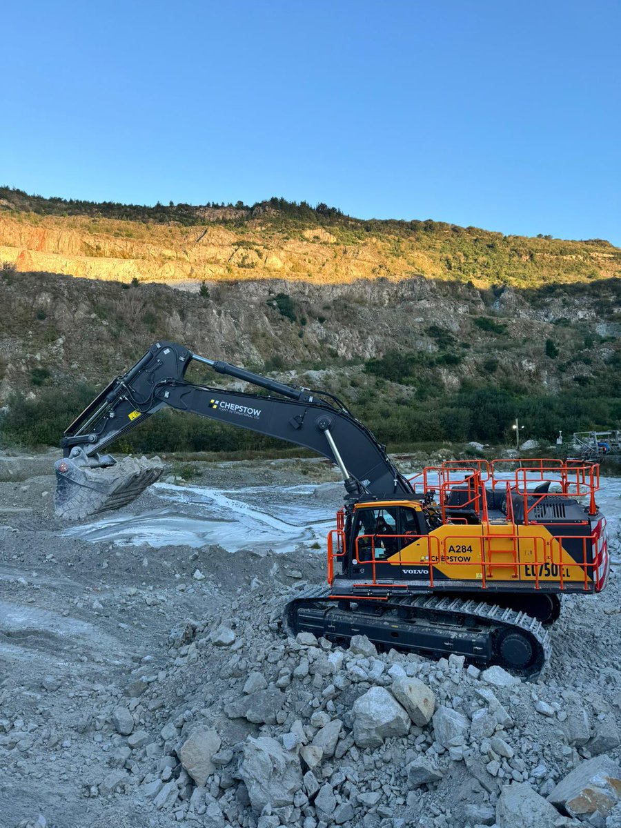 Recently we delivered a brand-new Volvo EC750EL to one of our china clay quarries in the Southwest of England. 

Early feedback from the team is this impressive piece of kit is working perfectly and is increasing productivity at the site.