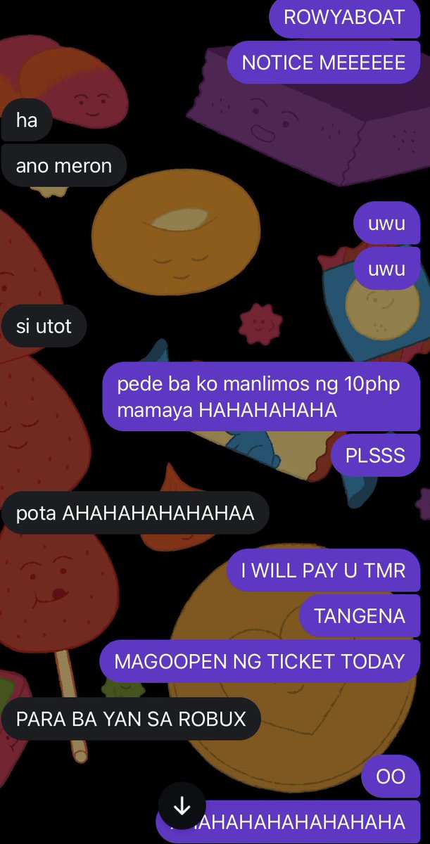 peak poverty core is begging for 10php from row 😭