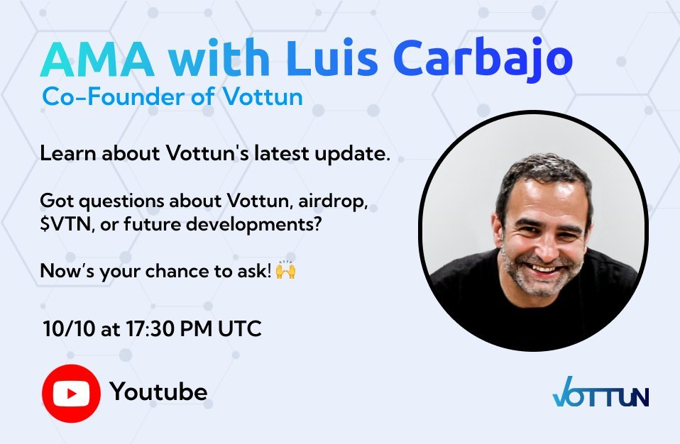 carl_cripto76's tweet photo. Tomorrow Ama with Luis Carbajo. You will find out the latest news.
#Innovation #Blockchain #DevsUnite #Vottun #Blockchain #Milton #AMA #Devs #Web3Community #FayeYokoXHOWE #Emilia #WWENXT📷 https://t.co/YSg7SJ8oie