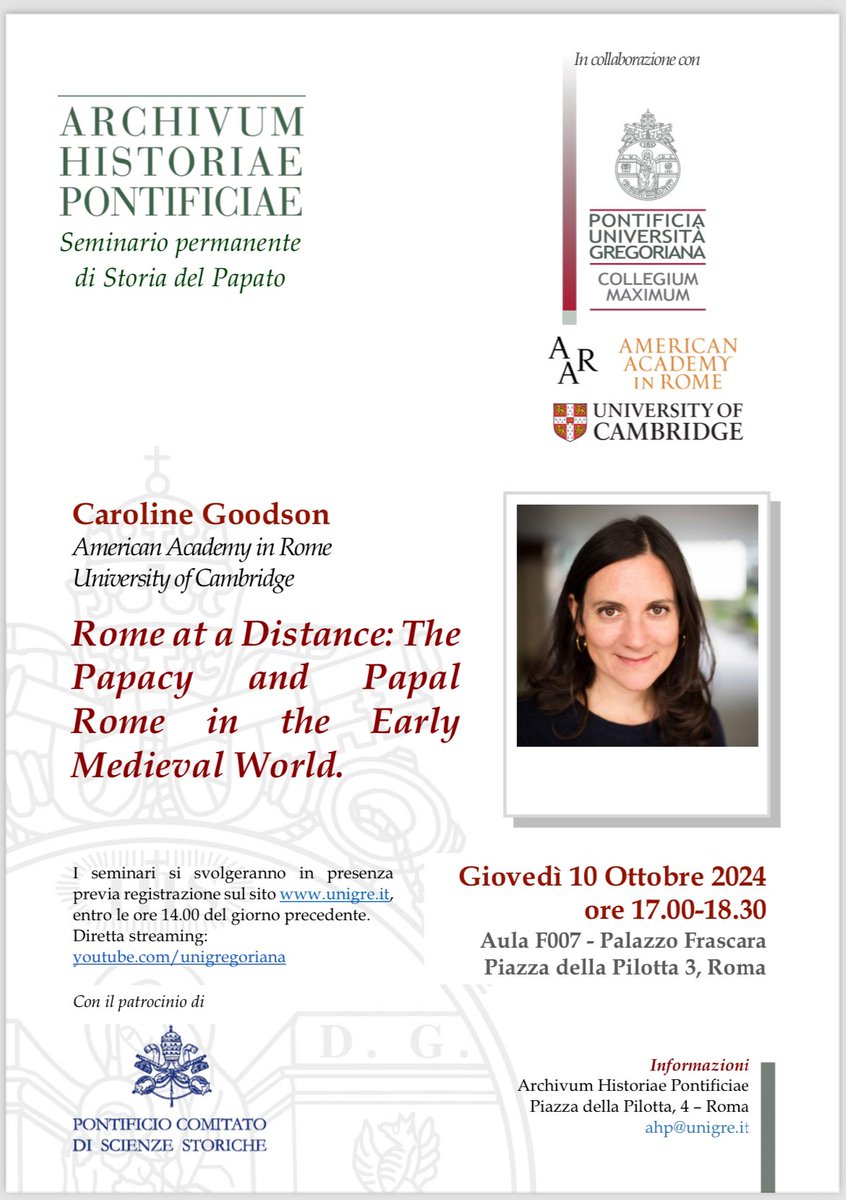Roberto Regoli (@robertoregoli3) on Twitter photo Domani pomeriggio. Primo incontro del Seminario permanente di Storia del Papato <a href="/ahp_rivista/">AHP Rivista</a> <a href="/UniGregoriana/">Pontificia Università Gregoriana</a> Domani pomeriggio. Primo incontro del Seminario permanente di Storia del Papato <a href="/ahp_rivista/">AHP Rivista</a> <a href="/UniGregoriana/">Pontificia Università Gregoriana</a>