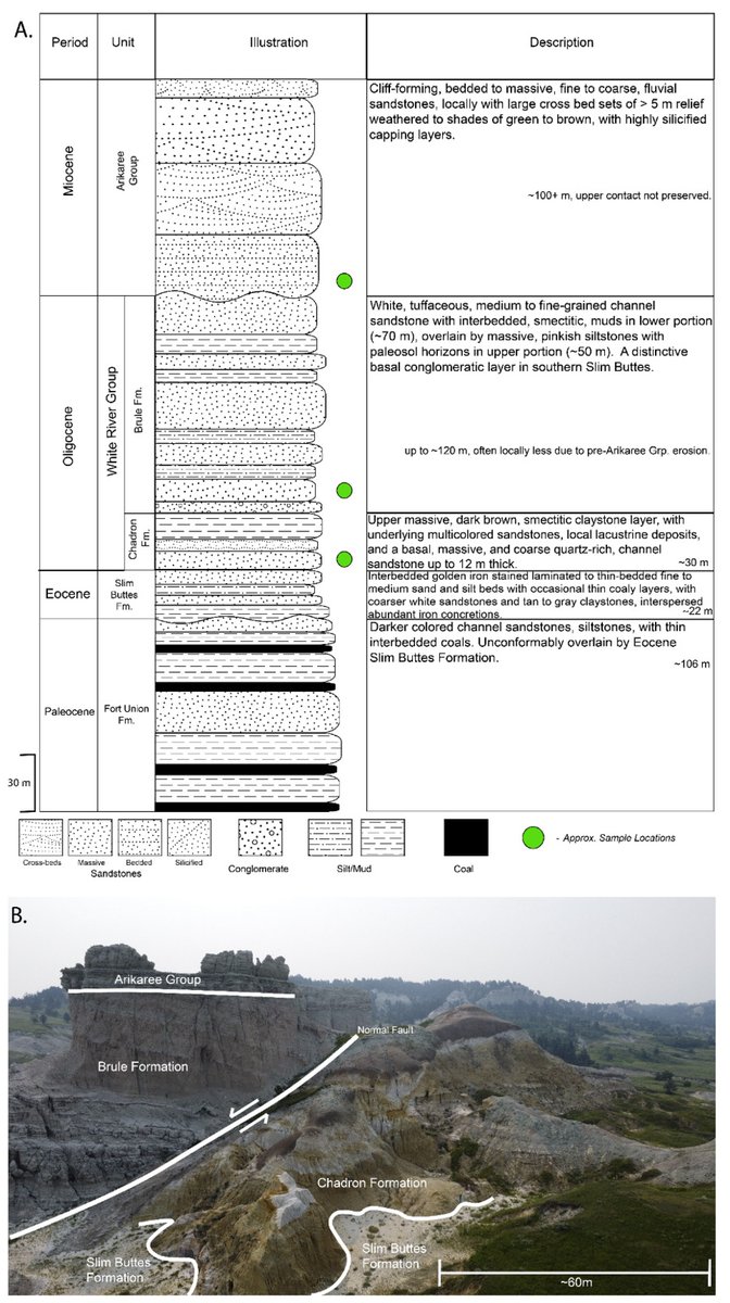 Excited to share "Provenance of Paleogene Strata at Slim Buttes, South Dakota: Implications for Post-Laramide Evolution of Western Laurentia" 🌍✨

Discover detrital zircons shed new light on the geological evolution of this iconic region: doi.org/10.2110/001c.1…