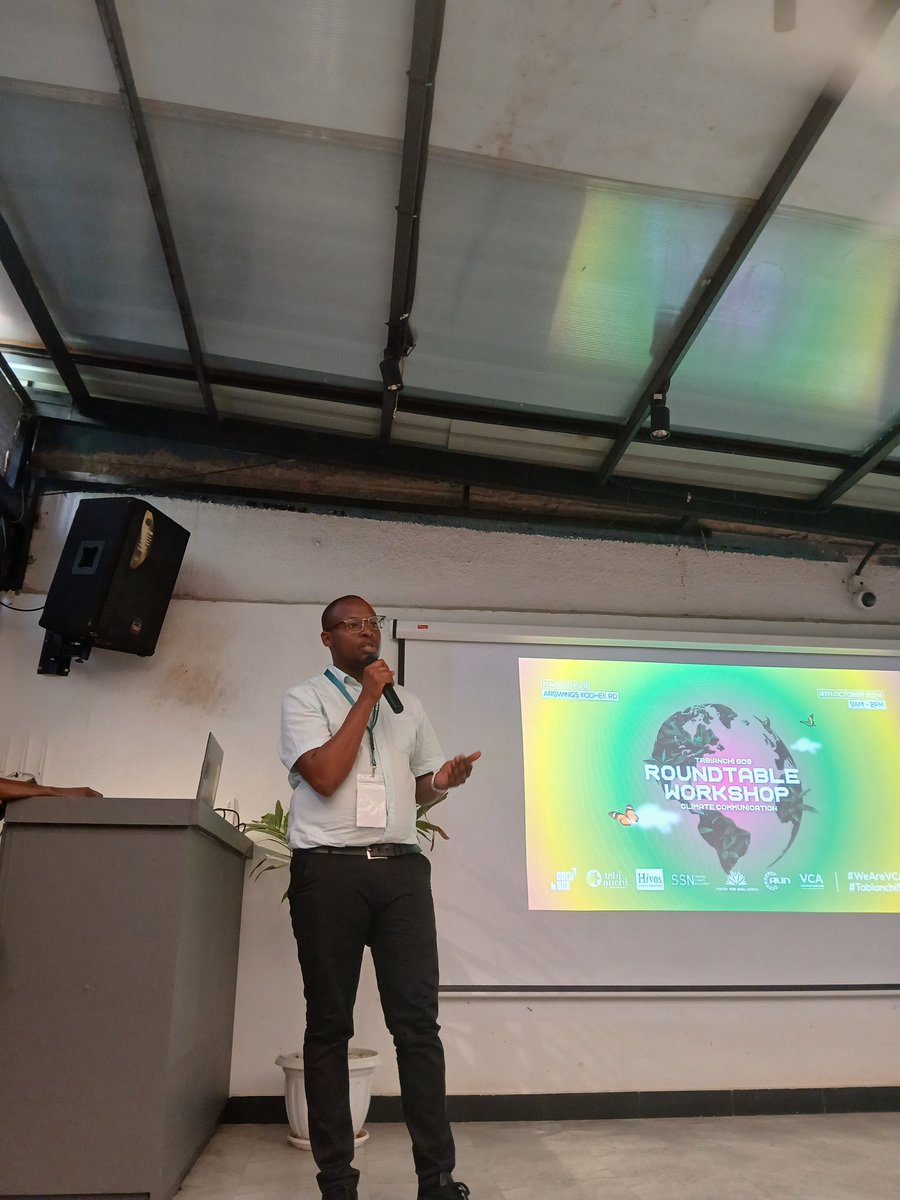 <a href="/WeAreVCA/">Voices For Just Climate Action</a> , <a href="/ALINEAfrica/">ALIN</a>, <a href="/SouthSouthNorth/">SouthSouthNorth</a>, <a href="/DOCUBOXFilmFund/">DOCUBOX EA Film Fund</a>, and <a href="/KeYouth4sdgs/">Youth4SDGs_KE</a> are collaborating with HIVOS to support the ongoing TabianchiSOS Stakeholders' Roundtable on Climate Communication.
#WeAreVCA
#TabianchiSOS