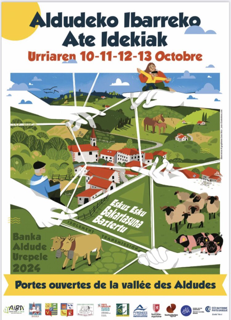 Urriak 12, ibiakoitza, bertsu karrikaldia Alduden, 10:00etan Mizel Mateo eta Patxi Iriartekin👇