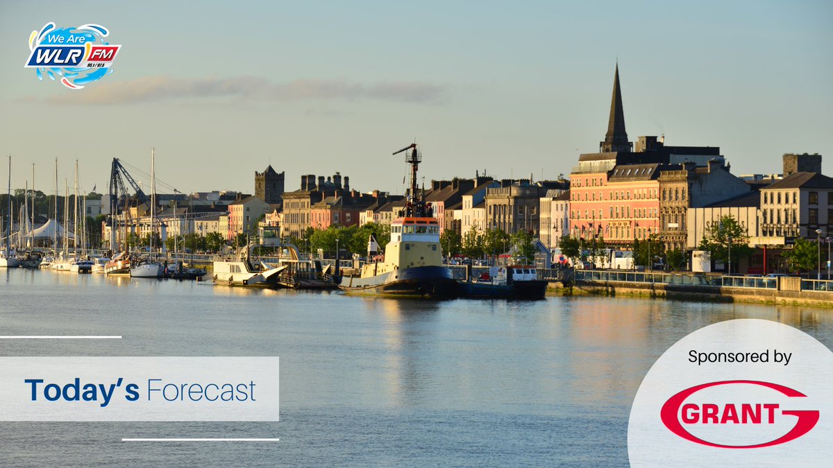 ⛅️ Mostly dry today with sunny spells and just the odd passing shower.
🌡️ Top temperatures of 11 to 14 degrees.
👉 For more #WaterfordWeather thanks to <a href="/GrantIRL/">Grant IRL</a> see wlrfm.com/weather