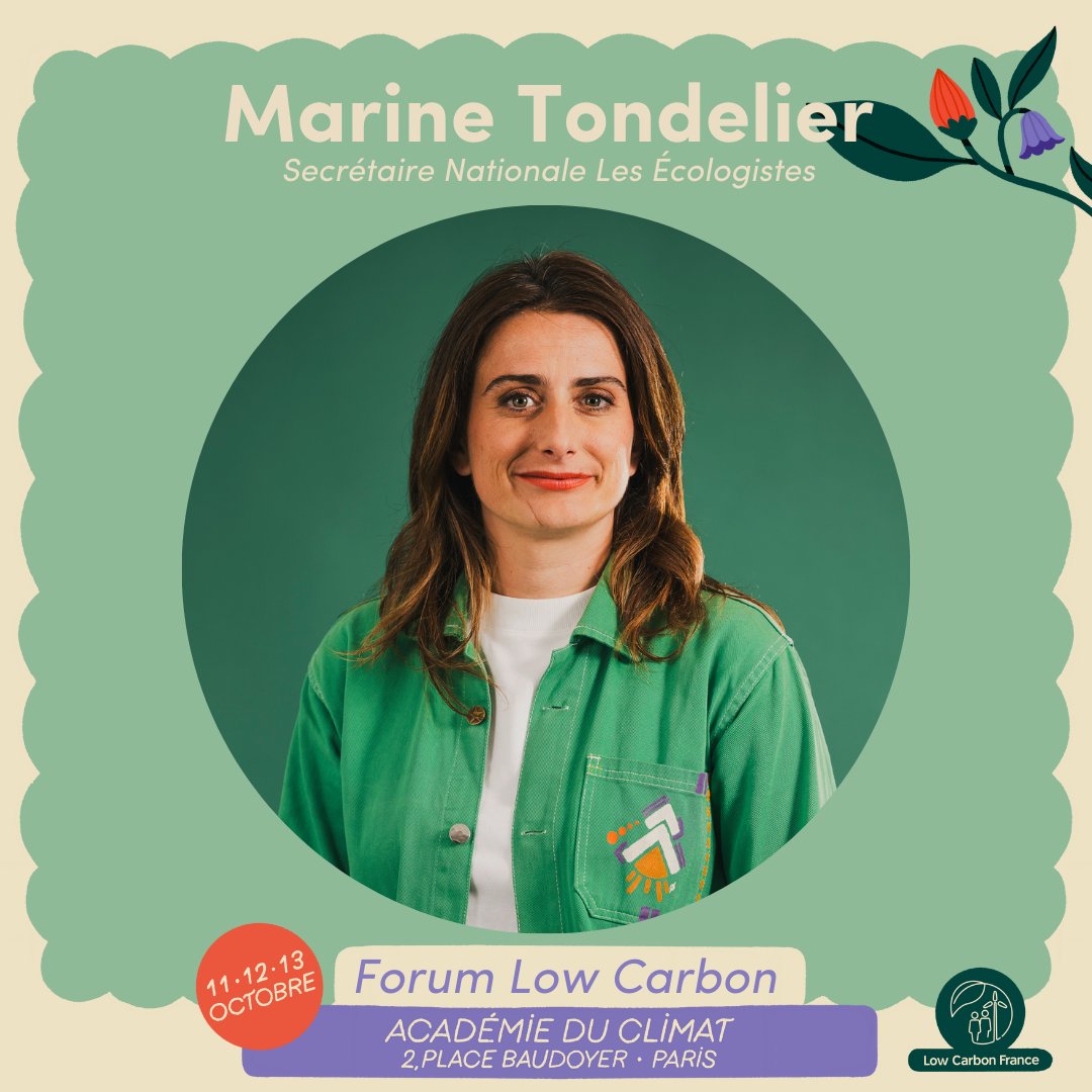 💬"Quelle écologie populaire pour gagner la bataille écologique et sociale ?"

On en parle ce vendredi 11 octobre à 19h30 au Forum <a href="/LowCarbonFrance/">Low Carbon France</a> à l’<a href="/AcademieClimat/">Académie du Climat</a>.

C'est gratuit et ouvert à toutes et tous. 
À vendredi ! 👋

Pour s'inscrire 👉lowcarbonfrance.org/forum-annuel/