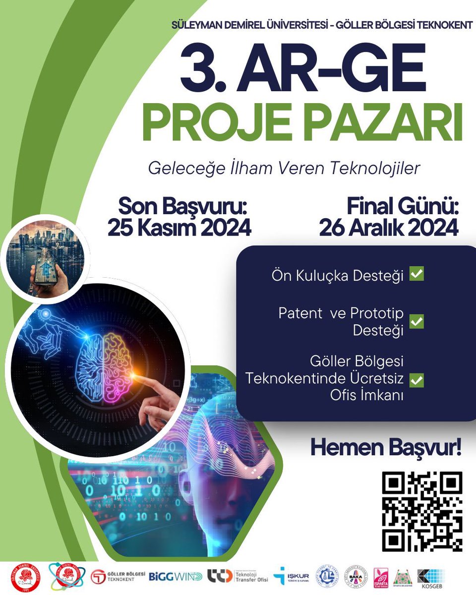 BiGGWind | SDÜ TTO (@bigg_wind) on Twitter photo 📢 Süleyman Demirel Üniversitesi 3. AR-GE Proje Pazarı başvuruları açıldı!
Teknoloji tabanlı inovatif projenizle değer yaratma ve projenizi ticarileştirme fırsatını yakalayın.
Son Başvuru Tarihi: 25 Kasım 2024
forms.gle/ECwZFoRtu2bhNy…
<a href="/sd_universitesi/">SDÜ</a> <a href="/profsaltan/">Mehmet Saltan</a> <a href="/serdalterzi/">Serdal Terzi</a> 📢 Süleyman Demirel Üniversitesi 3. AR-GE Proje Pazarı başvuruları açıldı!
Teknoloji tabanlı inovatif projenizle değer yaratma ve projenizi ticarileştirme fırsatını yakalayın.
Son Başvuru Tarihi: 25 Kasım 2024
forms.gle/ECwZFoRtu2bhNy…
<a href="/sd_universitesi/">SDÜ</a> <a href="/profsaltan/">Mehmet Saltan</a> <a href="/serdalterzi/">Serdal Terzi</a>