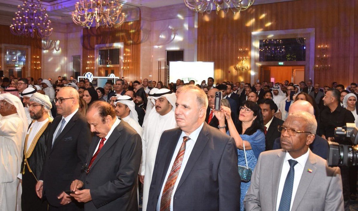 EmilKarimov66's tweet image. With great pleasure I participated at a reception on the occasion of the Day of #GermanUnity by the invitation of H.E. 
Mr. Hans-Christian Freiherr von Reibnitz Ambassador of the Federal Republic of Germany to the State of Kuwait.

🇦🇿🇩🇪