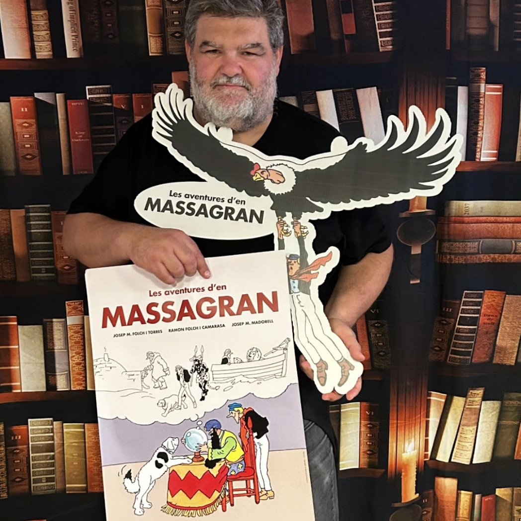 Avui, 9/10, ens visita en Massagran! I ve acompanyat de Montse Martín, artífex de la nova edició que se n'ha fet <a href="/EditorialCasals/">EditorialCasals</a>. En parlarà a La Perla 22, a les 19.00, amb Sebastià Bennasar.