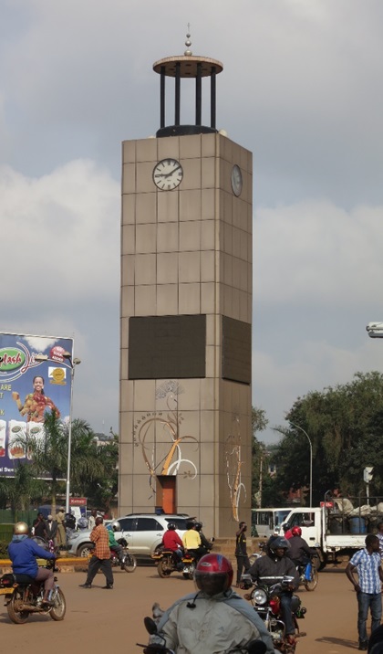kiyagaedwin's tweet photo. Happy 62nd Independence Day, Uganda! 

As we celebrate this special day, let's take a moment to remember a landmark that has stood witness to our nation's journey: the Kampala Clock Tower.

Did you know that the Clock Tower once bore the Shell logo? (See Frame 1 ) It stood tall and white, a familiar sight for many Kampalans.

This iconic structure wasn't just a timekeeper but a symbol of our city. 

Inside, it had multiple levels connected by ladders, leading to the control unit that chimed the bell every hour (Frame 3). 

From the top, you can enjoy breathtaking views of Kampala (Frame 4). 

Though the Clock Tower has relocated to a nearby location, its history remains a part of our collective memory. 
Let's cherish these landmarks that have witnessed our past and continue to inspire our future.

Happy Independence Day!