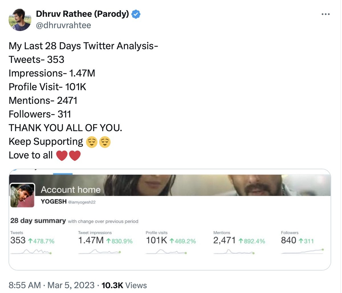 Mr Sinha tweet media