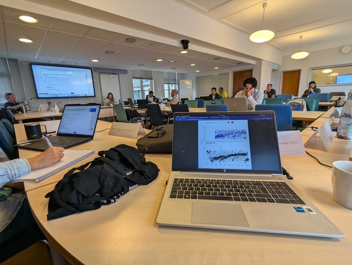 bioecon4fish's tweet photo. 🇩🇰#SS3 course by @ICES_ASC‼️
Our IP @Margarita_RH attends an Introduction to Integrated Stock Assessment Using Stock Synthesis (SS3) course in Copenhagen.
Another step towards strengthening our capabilities at #math4fish in stock assessment and sustainable fisheries management. https://t.co/t4r13R2MxC