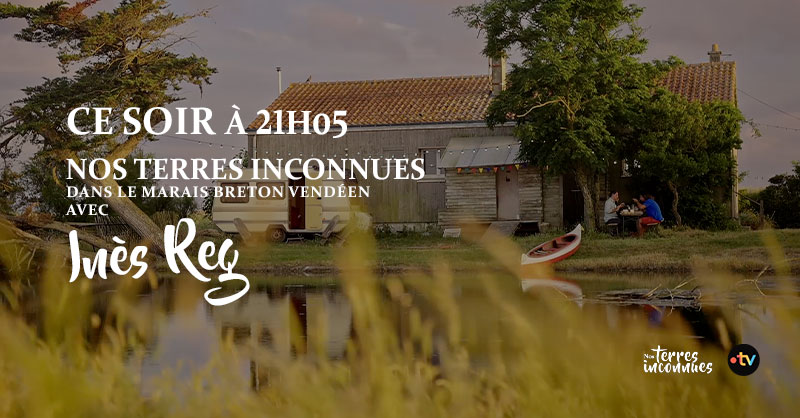 RDVETI's tweet image. C'est le grand jour ! Préparez vos bagages, vous partez pour une nouvelle aventure ce soir à 21h05 ! Direction le Marais breton vendéen avec Raphael de Casabianca et Inès Reg.

En exclusivité sur #France3 et #FranceTV !

#InesReg #RaphaeldeCasabianca #NosTerresInconnues