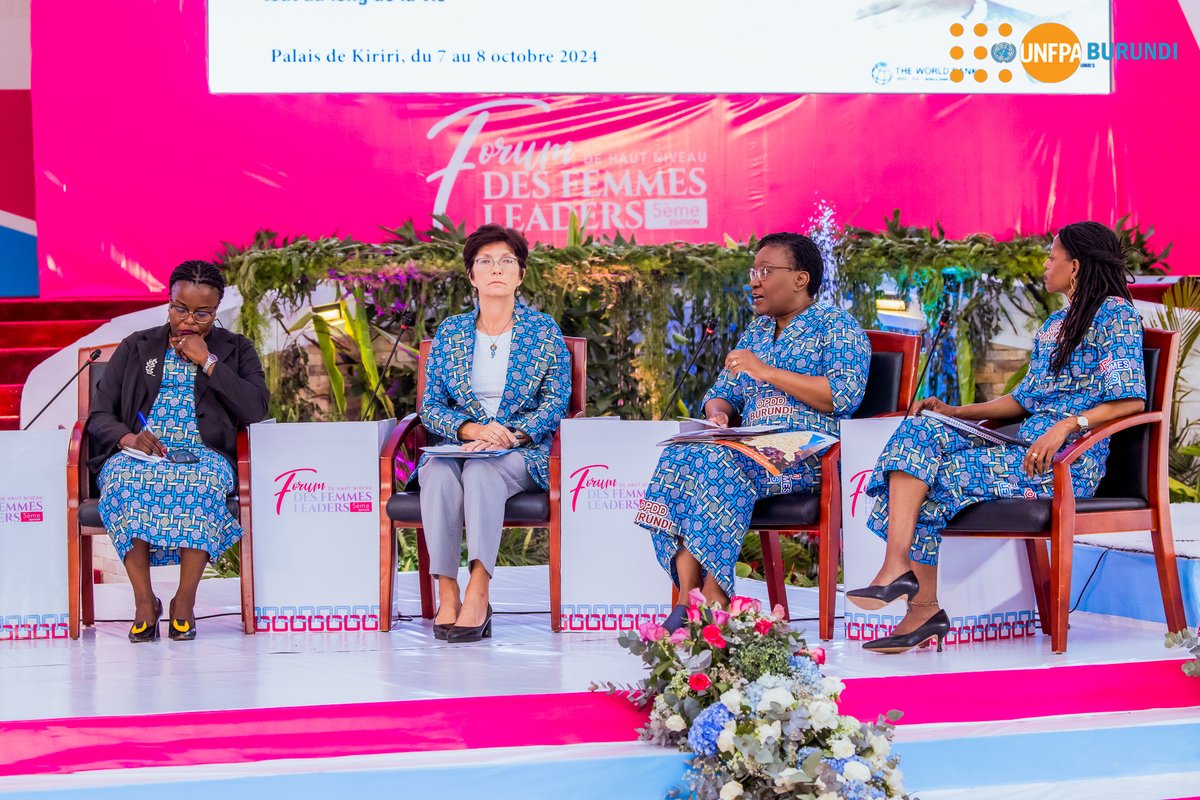 UNFPABurundi's tweet photo. En marge de la 5è édition du #FFL5, @LZigomo, Directrice Régionale de @UNFPA_ESARO, a participé à un panel sur la multisectorialité pour le dév. de la petite enfance, affirmant que le cap. humain se construit dès la petite enfance et nécessite des inv. pour un avenir durable. https://t.co/BrhhPLf3eX