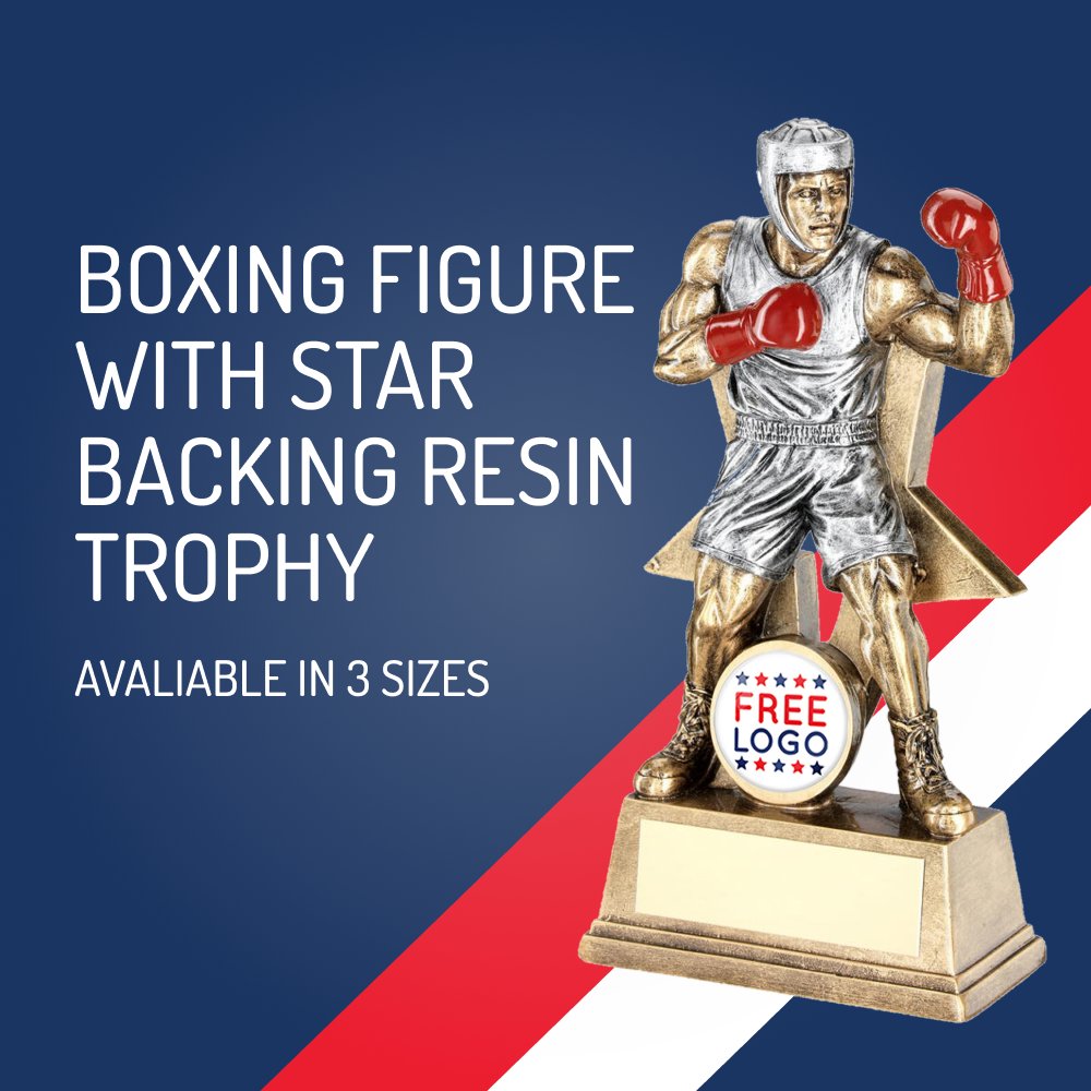 Celebrate your next boxing champion with an impressive resin trophy!🏆🥊

Perfect for your upcoming boxing events and competitions, this high-quality design features a boxing figure backed by a bold star.

Take a look at our range of boxing trophies trophyme.co.uk/shop/boxing-tr…