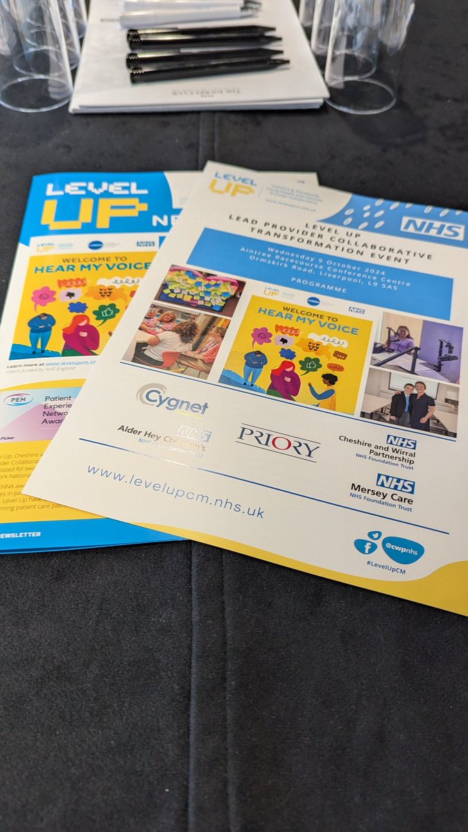 cwpnhs's tweet photo. Getting ready for this year's #LevelUpCM Transformation Event.Β Excited to hear from all of our amazing speakers and Experts by Experience.Β
Learn more: https://t.co/4mgt7QDRyB https://t.co/2zjOjY7nh4
