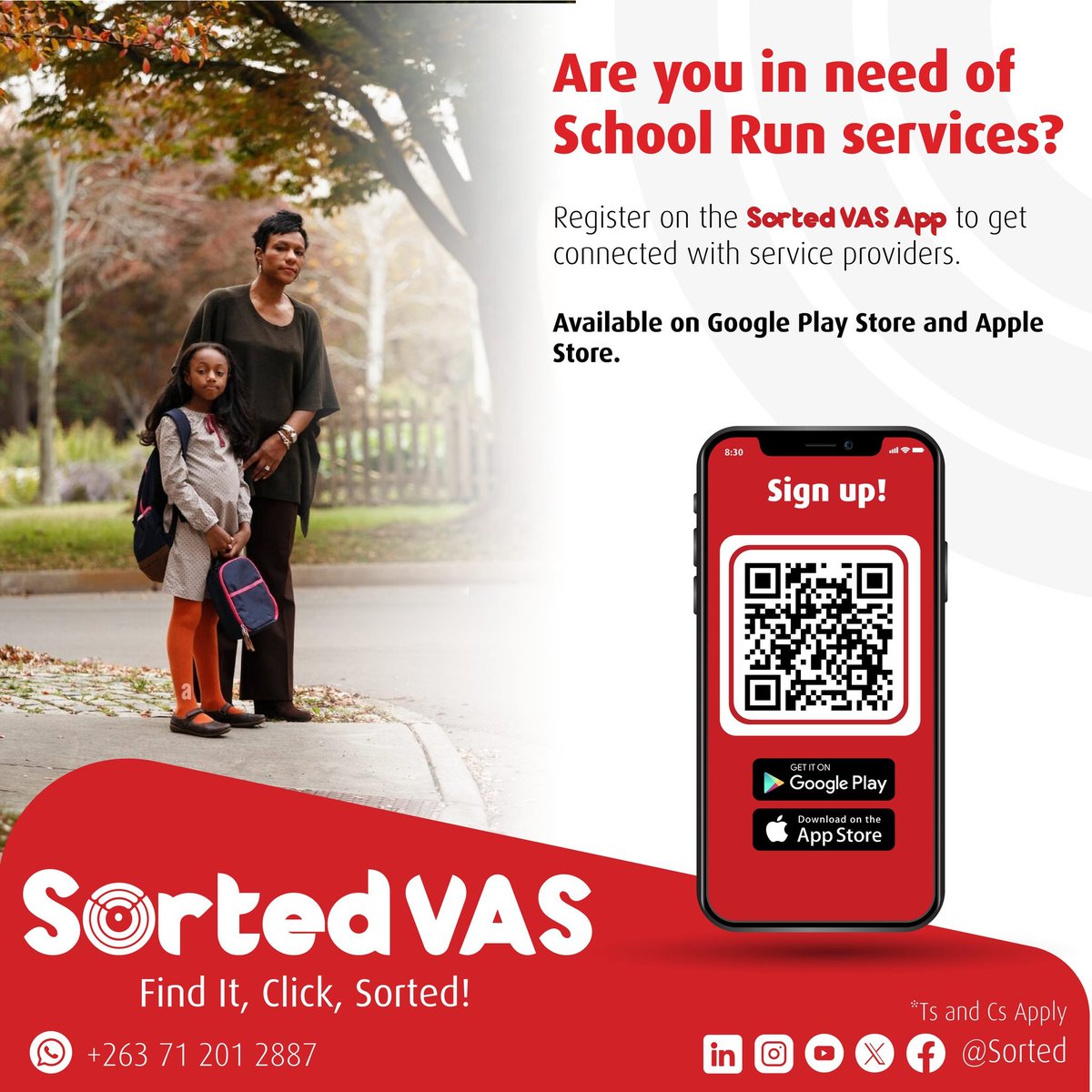 Download Sorted VAS for Android tinyurl.com/sortedVASAndro… or iPhone tinyurl.com/SortedVASApple

Find it, Click, Sorted!