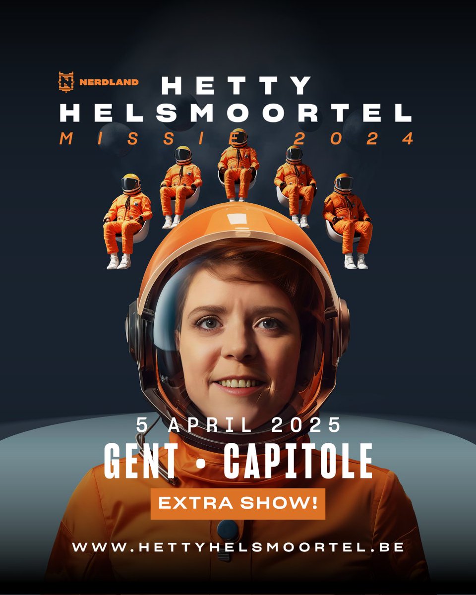 Hetty Helsmoortel (@hhetty) on Twitter photo GENT! Aangezien de première van Missie 2024 bij jullie zo goed als vol zit, doe ik er een extra show bij. En niet in eender welke zaal. Neen! Ik speel op 5 APRIL 2025 in <a href="/capitolegent/">Capitole Gent</a>! 😱 En ik heb jou er graag bij.
Tickets: hettyhelsmoortel.be Wie zie ik daar? 🤩 GENT! Aangezien de première van Missie 2024 bij jullie zo goed als vol zit, doe ik er een extra show bij. En niet in eender welke zaal. Neen! Ik speel op 5 APRIL 2025 in <a href="/capitolegent/">Capitole Gent</a>! 😱 En ik heb jou er graag bij.
Tickets: hettyhelsmoortel.be Wie zie ik daar? 🤩