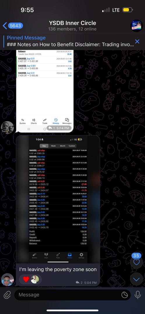 __lifeofOG's tweet image. Hi Everybody please have you heard of @yawswinger
The guy is very good in Forex trading, he's been winning back to back, I think it's time we learn something from him.
Let's join his channel here 👇👇👇👇t.me/ysdbcommunity
#GoldMachine