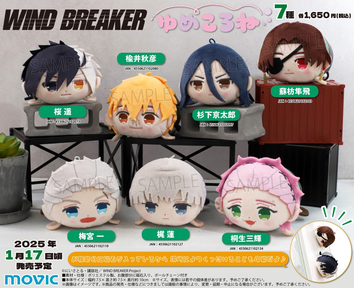 2025年1月17日発売 各種サイトにて予約受付中 WIND BREAKER ゆめころね