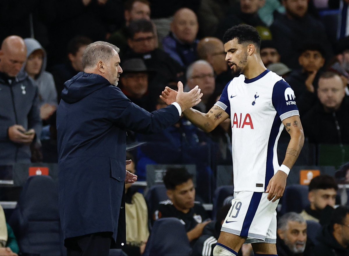 🎙️| Dominic Solanke on Ange Postecoglou:

“He’s a great manager, one of the reasons why I was so keen to join Tottenham. The way he plays definitely suits my style, so it’s like for like. The way he plays is very aggressive, on the front foot, pressing very high which I enjoy