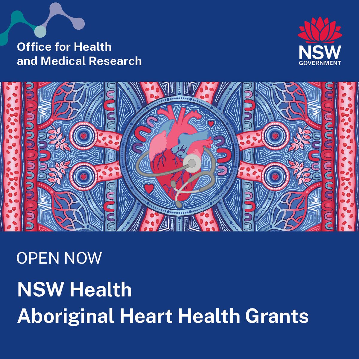NSW Agency for Clinical Innovation (@nswaci) on Twitter photo Applications are now open for the <a href="/NSWHealth/">NSW Health</a> Aboriginal Heart Health Grants.
The funding is for high impact Aboriginal-led medical research to improve heart health and related outcomes for mob in NSW. 🖤 💛 ❤️
Learn more: bit.ly/3TUdQph
<a href="/MedResearchNSW/">NSW Medical Research</a> <a href="/Fuzor/">David Follent</a> Applications are now open for the <a href="/NSWHealth/">NSW Health</a> Aboriginal Heart Health Grants.
The funding is for high impact Aboriginal-led medical research to improve heart health and related outcomes for mob in NSW. 🖤 💛 ❤️
Learn more: bit.ly/3TUdQph
<a href="/MedResearchNSW/">NSW Medical Research</a> <a href="/Fuzor/">David Follent</a>