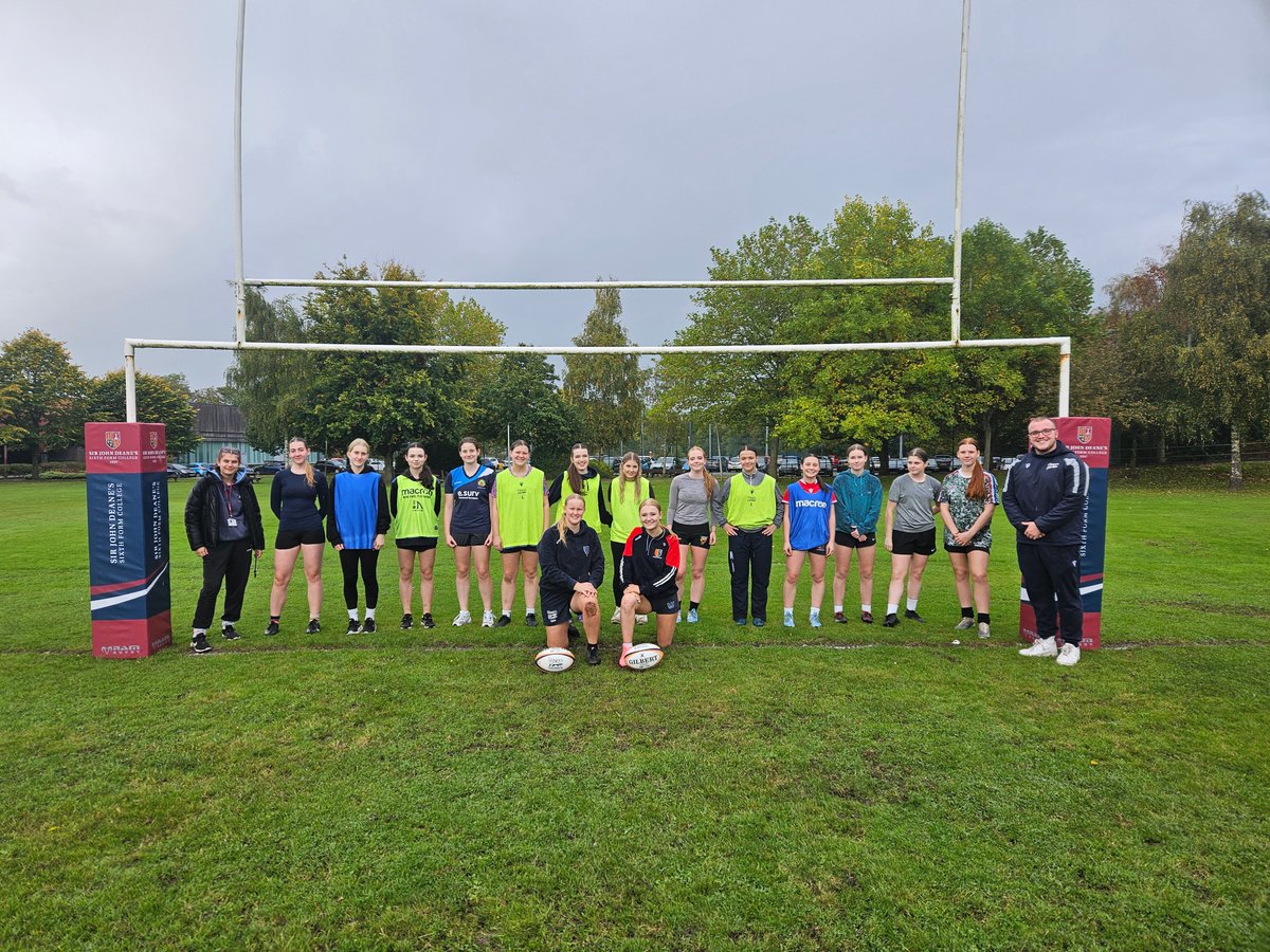 Sir John Deane's (@sirjohndeanes) on Twitter photo A huge thank you to <a href="/SaleSharksWomen/">Sale Sharks Women</a> who spent the afternoon training with our Women's Rugby Team here at the College yesterday. It was fantastic to see such a big turnout with a mixture of experienced and new players to the game - well done to all involved! 🏉 A huge thank you to <a href="/SaleSharksWomen/">Sale Sharks Women</a> who spent the afternoon training with our Women's Rugby Team here at the College yesterday. It was fantastic to see such a big turnout with a mixture of experienced and new players to the game - well done to all involved! 🏉