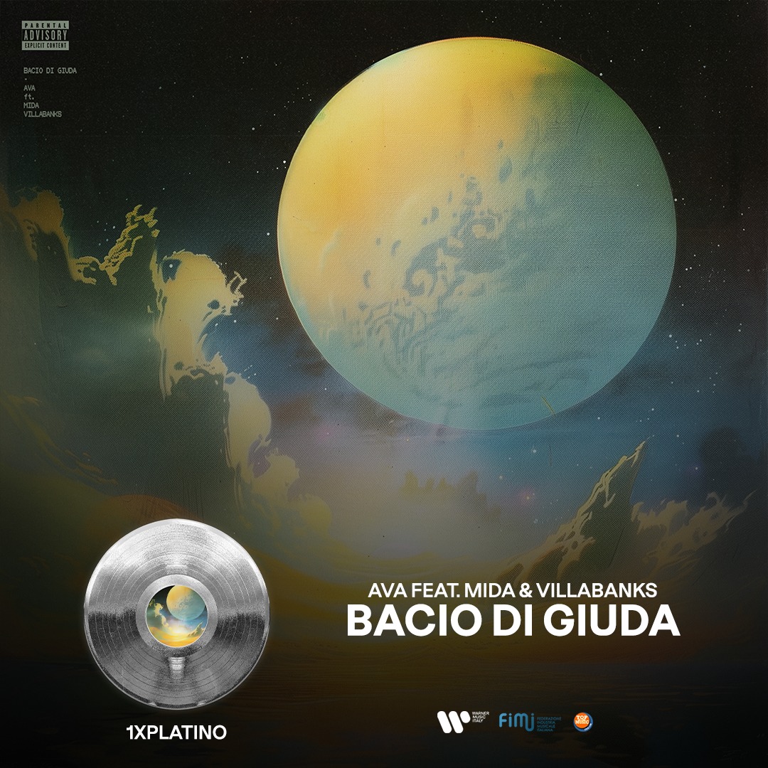 It’s #FimiAwards Time⚡

"Bacio di giuda" di AVA feat. Mida &amp; VillaBanks raggiunge il  DISCO DI PLATINO💿

<a href="/FIMI_IT/">FIMI</a>👏🏼