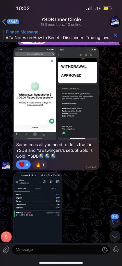asiedu__'s tweet image. For back to back winning in Forex Trading , I recommend the best channel to you. #GoldMachine 

Join @yawswinger channel and earn everyday. 
Join here::  t.me/ysdbcommunity