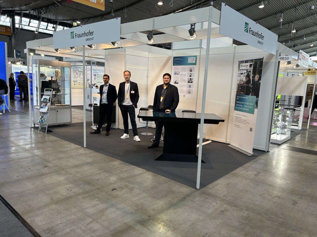 Apfel_lab (@apfel_lab) on Twitter photo Excited to be part of the event with a second booth! 🚀 Showcasing our expertise in bipolar plates & CO2 electrolysis. Looking forward to dynamic conversations on the future of sustainable chemical processes. Let's connect! 💡 #Innovation #Sustainability #Electrolysis <a href="/UMSICHT/">Fraunhofer UMSICHT</a> Excited to be part of the event with a second booth! 🚀 Showcasing our expertise in bipolar plates & CO2 electrolysis. Looking forward to dynamic conversations on the future of sustainable chemical processes. Let's connect! 💡 #Innovation #Sustainability #Electrolysis <a href="/UMSICHT/">Fraunhofer UMSICHT</a>
