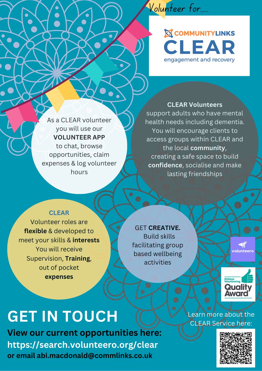 CL Kirklees (@clkirklees) on Twitter photo Follow search.volunteero.org/clear to view our current roles. Placements also available 🌈#communitymentalhealth #recoverysupport #studentplacements #volunteeringkirklees <a href="/TSLVolunteering/">TSL Kirklees Volunteering</a> <a href="/HuddersfieldUni/">University of Huddersfield</a> <a href="/InspireNorthUK/">Inspire North</a>  @workingtogetherbetter Follow search.volunteero.org/clear to view our current roles. Placements also available 🌈#communitymentalhealth #recoverysupport #studentplacements #volunteeringkirklees <a href="/TSLVolunteering/">TSL Kirklees Volunteering</a> <a href="/HuddersfieldUni/">University of Huddersfield</a> <a href="/InspireNorthUK/">Inspire North</a>  @workingtogetherbetter