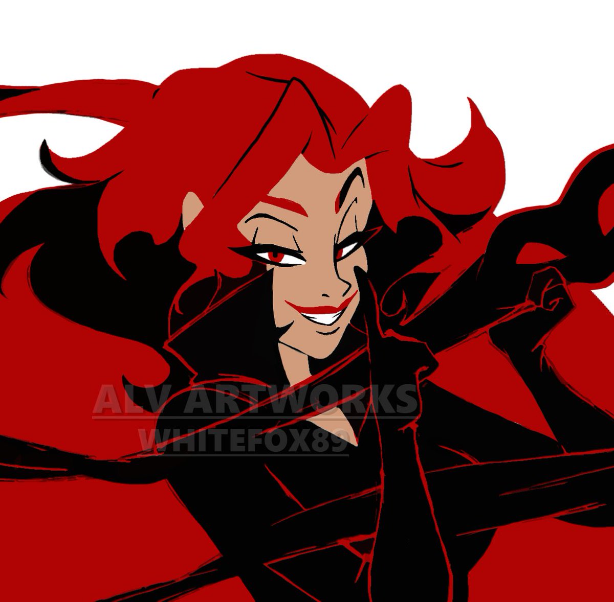 ALVWhitefox89's tweet photo. A redo coloring of Antonia. The last one didn't seem right to me, so I fix it up a bit. The Queen of shadows is ready to perform!✨
#antonia #oc #shadowmask https://t.co/Yjt1bbbXEp