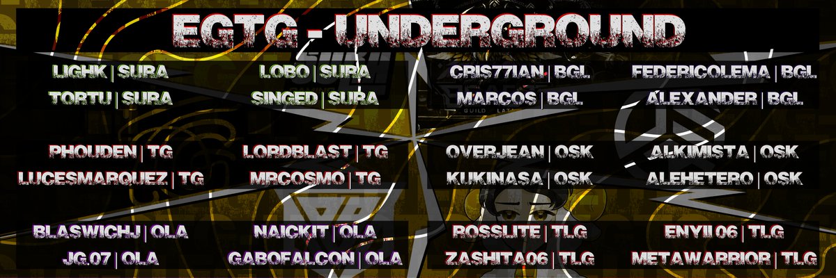 eliteguilds_tg's tweet photo. 🔥Élite Guilds TG Underground🔥

Los mejores jugadores de EGTG #02 han sido convocados para saldar cuentas en la Arena!⚔️

💥Presentamos a nuestros participantes:

#axieinfinity #axieclassic #NFTGaming #SLP #PlayToEarn #Ronin_Network https://t.co/dt6fN6tboq