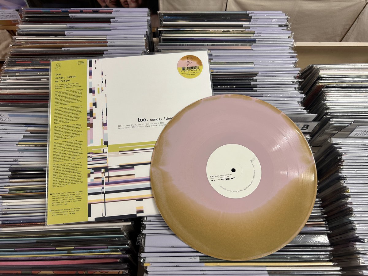 toe. songs,ideas we forgot 【LPレコード】 toe songs ideas we forgot lp レコード vinyl
